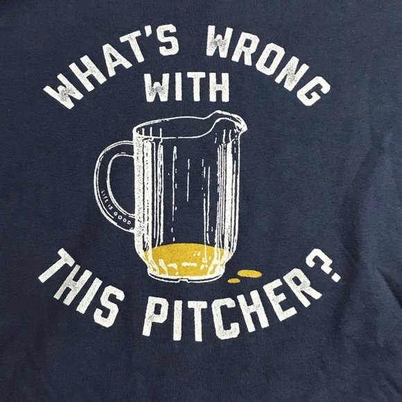 Life Is Good 100% Cotton What's Wrong With This Pitcher Crusher Tee Unisex XL - Picture 6 of 8